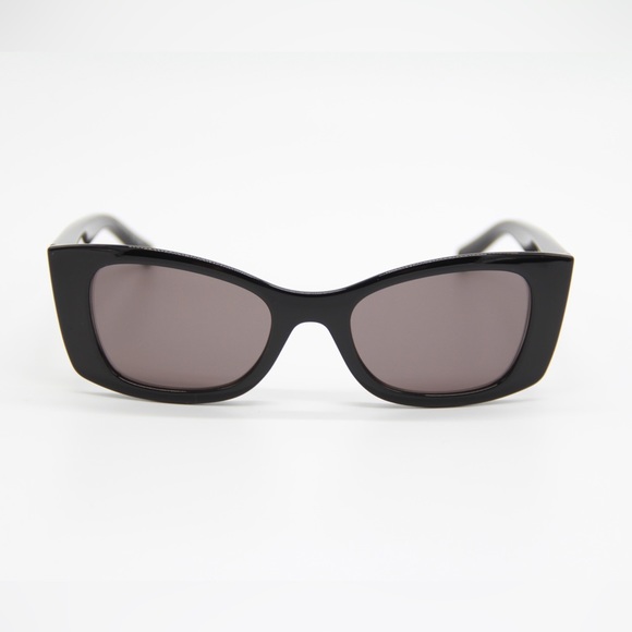 NEW SAINT LAURENT SL593 001 WOMEN BLACK BROWN SUNGLASSES SL 593 - Picture 3 of 11